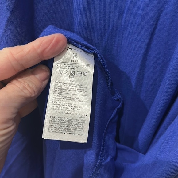 Old Navy Sz  SP royal blue sleeveless dress - Picture 3 of 3